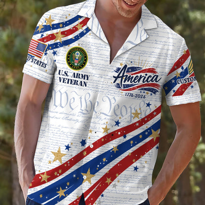 US Army – Hawaiian Shirt – Proudly Served