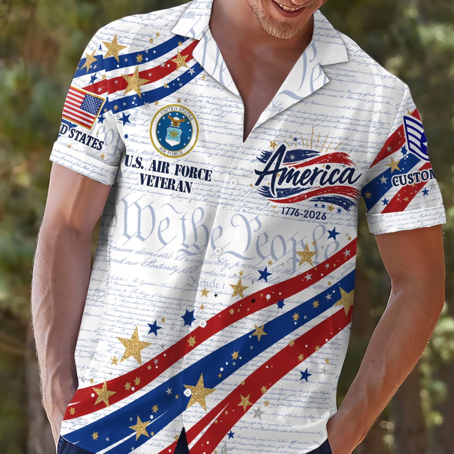 US Air Force – Hawaiian Shirt – Proudly Served