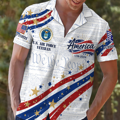 US Air Force – Hawaiian Shirt – Proudly Served