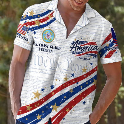 US Coast Guard – Hawaiian Shirt – Proudly Served