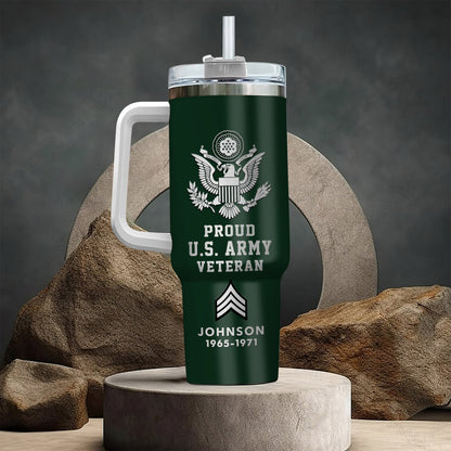 US Army, Served With Pride – Stainless Steel Tumbler 40oz