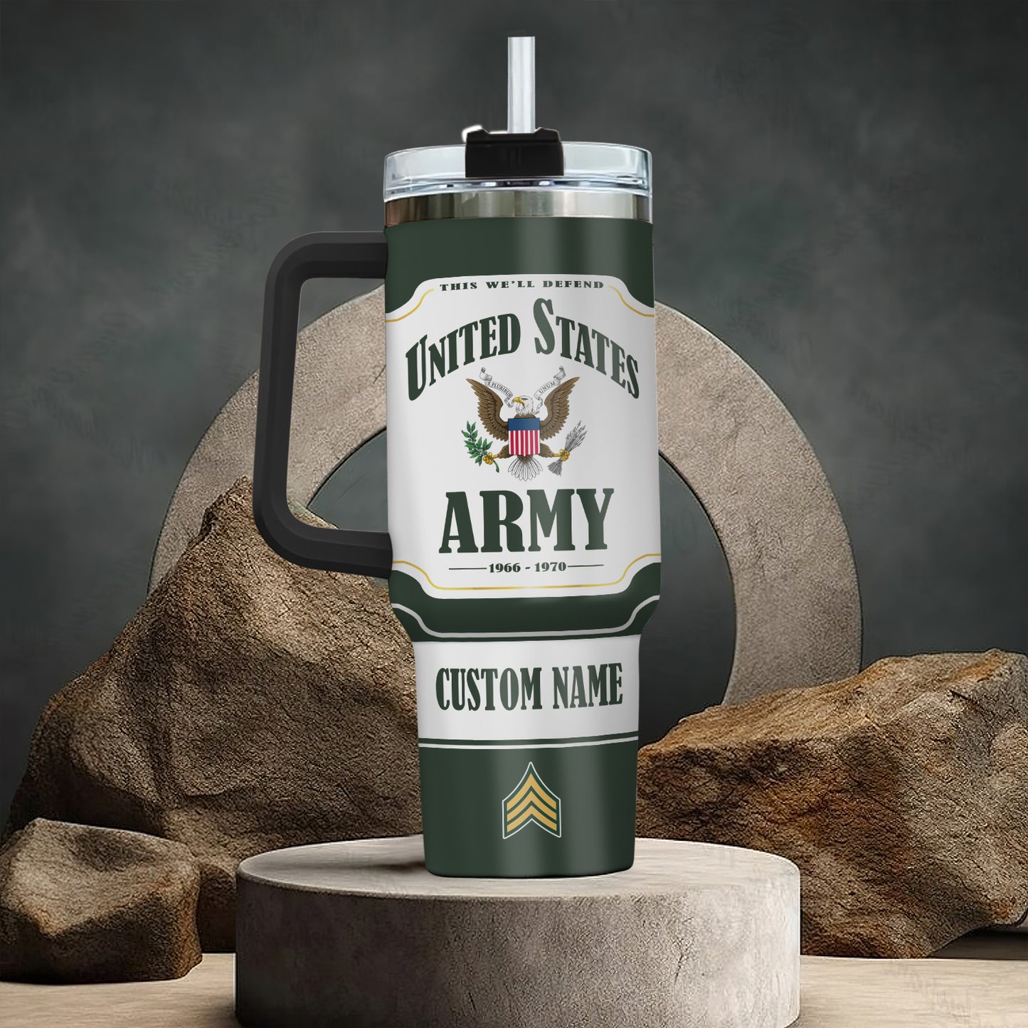 US Army – Tumbler 40oz - Vintage Patriotic style