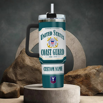US Coast Guard – Tumbler 40oz - Vintage Patriotic style