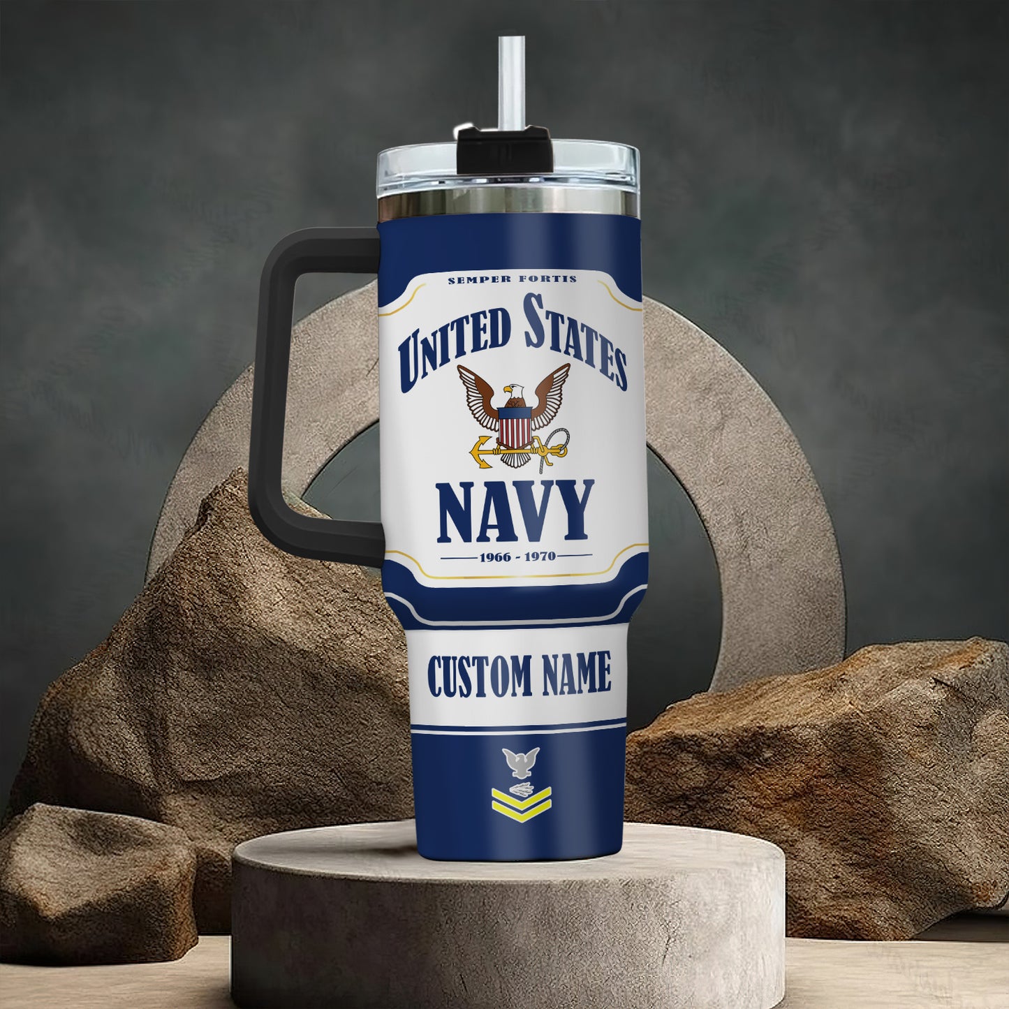 US Navy – Tumbler 40oz - Vintage Patriotic style