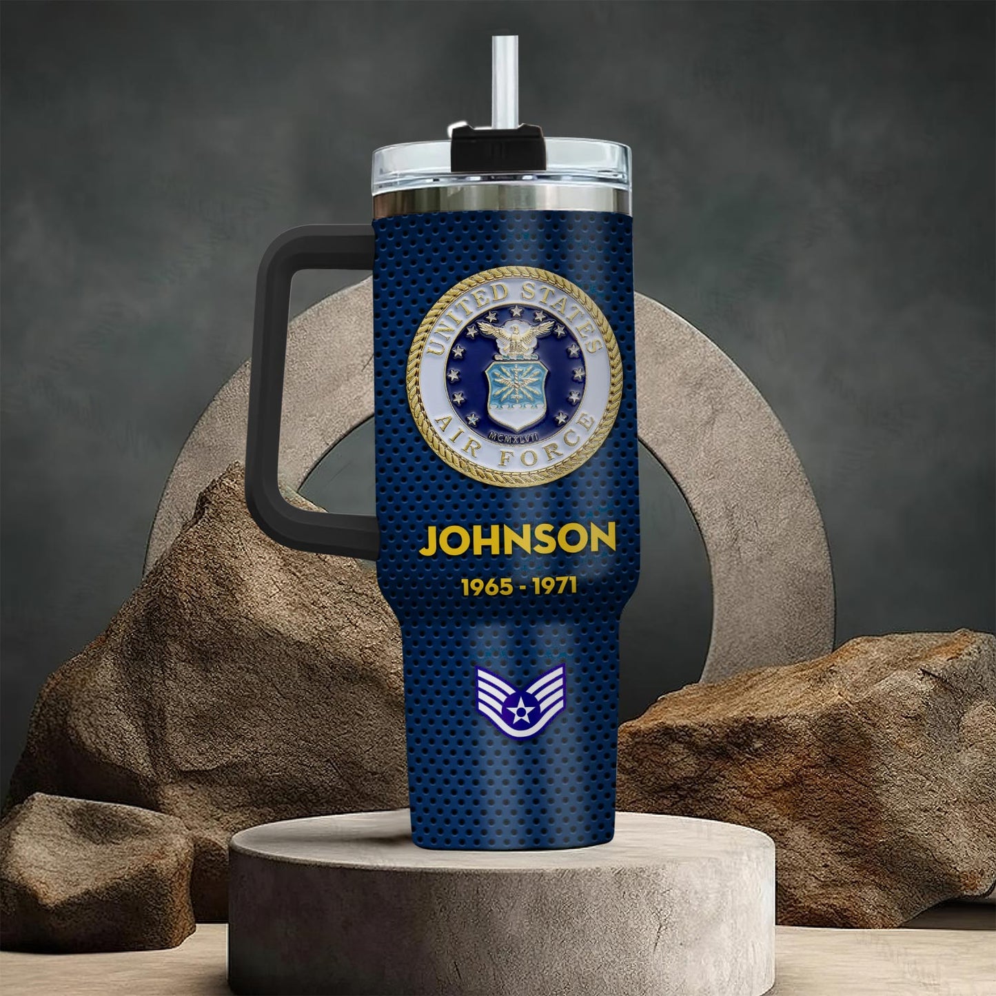 US Air Force , Aim High … Fly-Fight-Win – Stainless Steel Tumbler 40oz