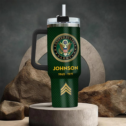 US Army, W 4 Army Chief Warrant Officer 4 – Stainless Steel Tumbler 40oz