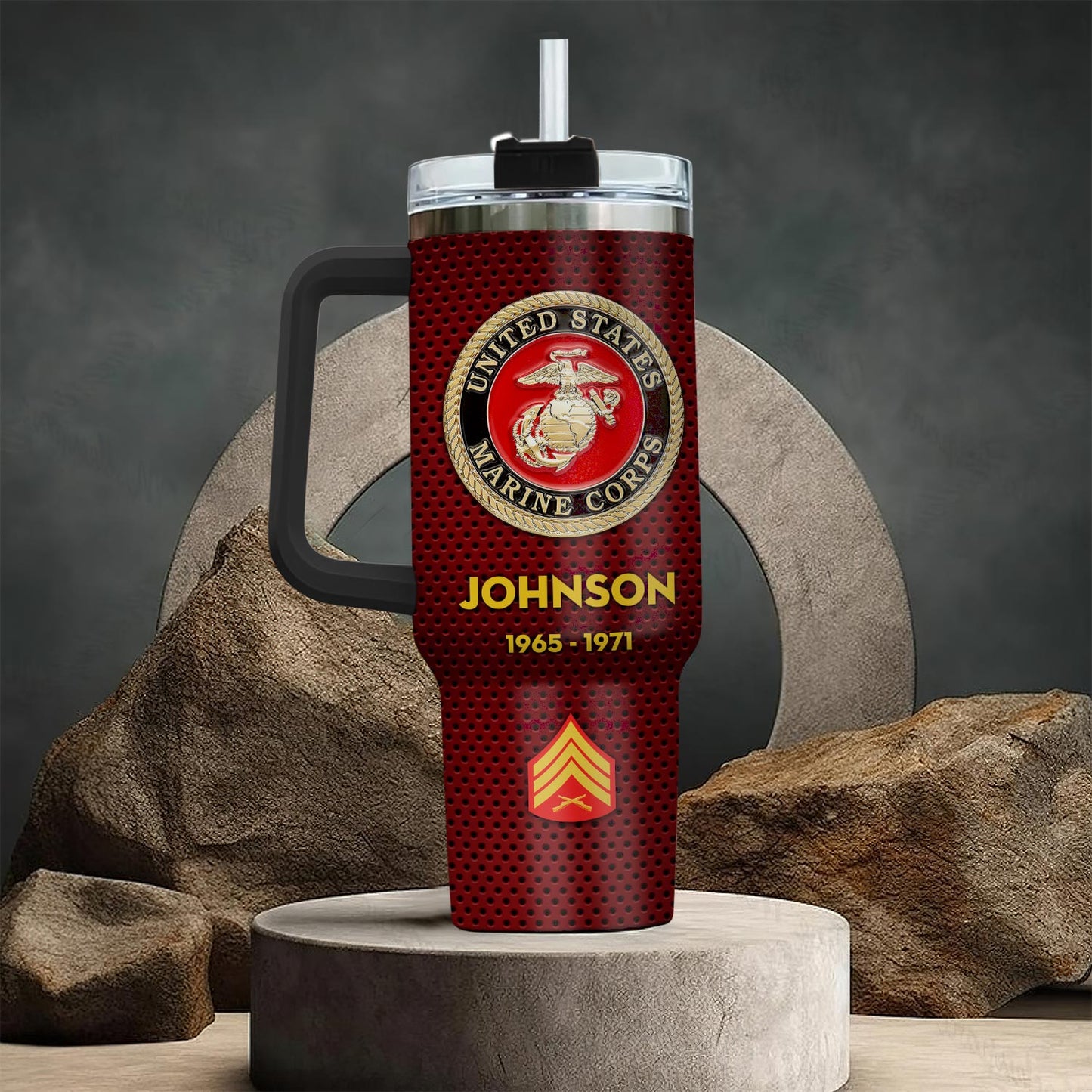 US Marine Corps, Duty, Honor, Country – Stainless Steel Tumbler 40oz