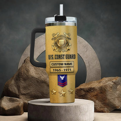 US Coast Guard, Served With Pride – Stainless Steel Tumbler 40oz