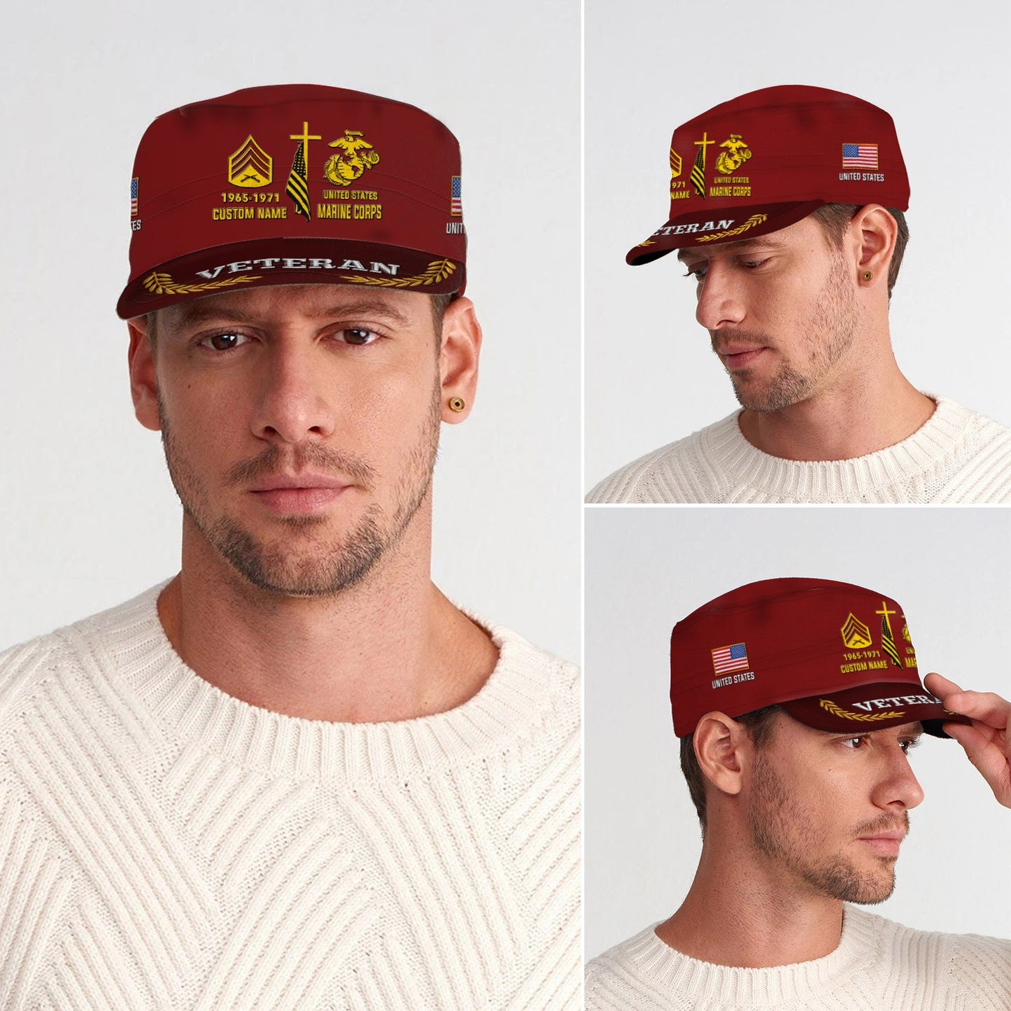US Marine Corps – Military Cap -  Lest We Forget