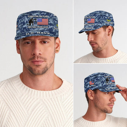 US Navy – Military Cap - STAND FOR THE FLAG TAKE A KNEE FOR THE FALLEN