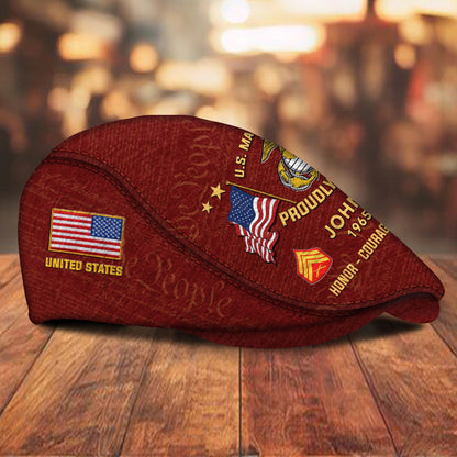 Custom U.S. Marine Corps Jeff Cap – Thank a Veteran