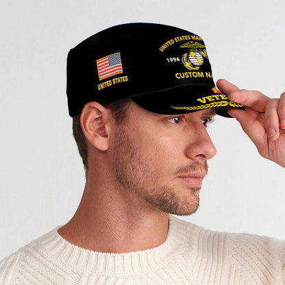 US Marine Corps – Military Cap - Proudly Served Veteran Military Cap