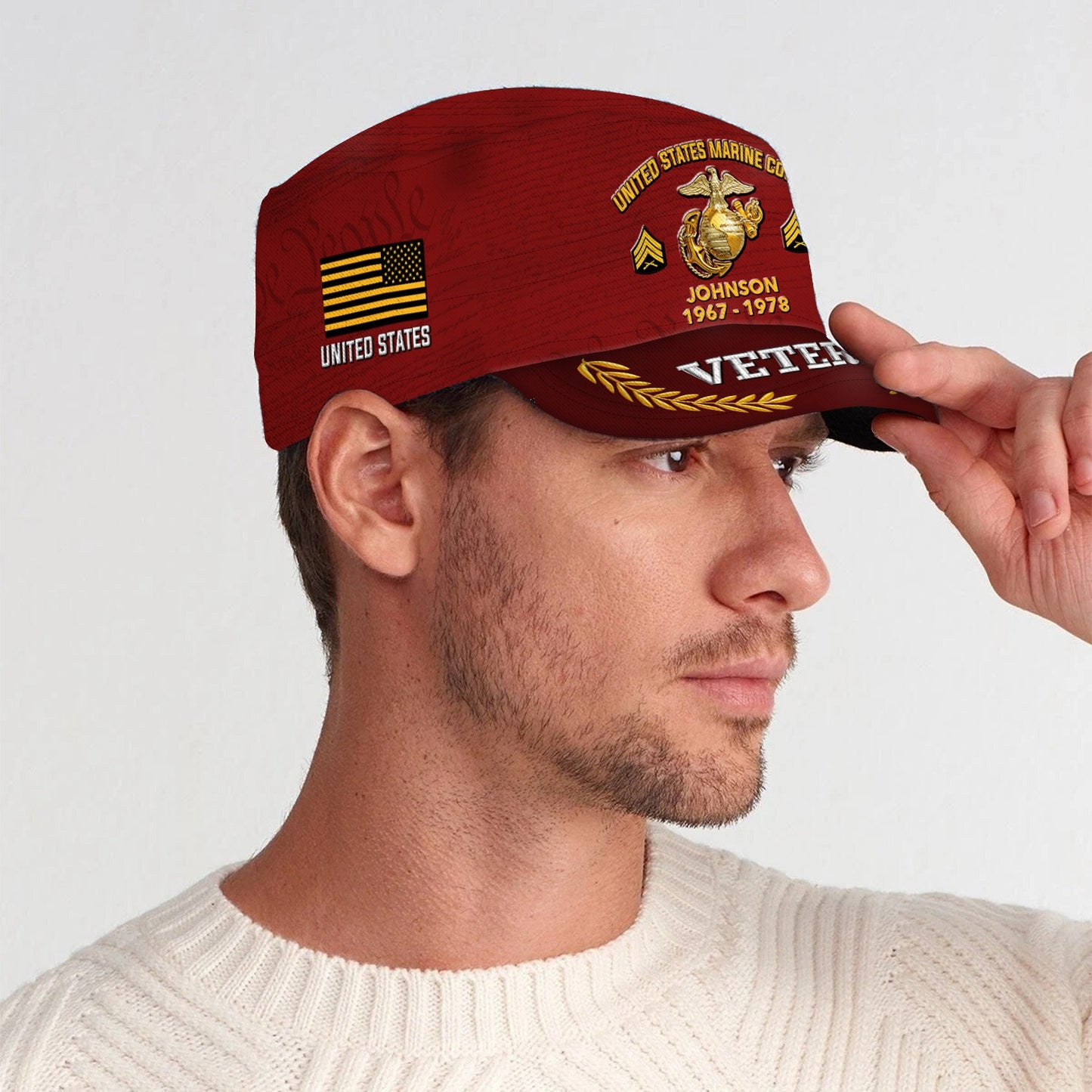 US Marine Corps – Military Cap -  Freedom Over Fear