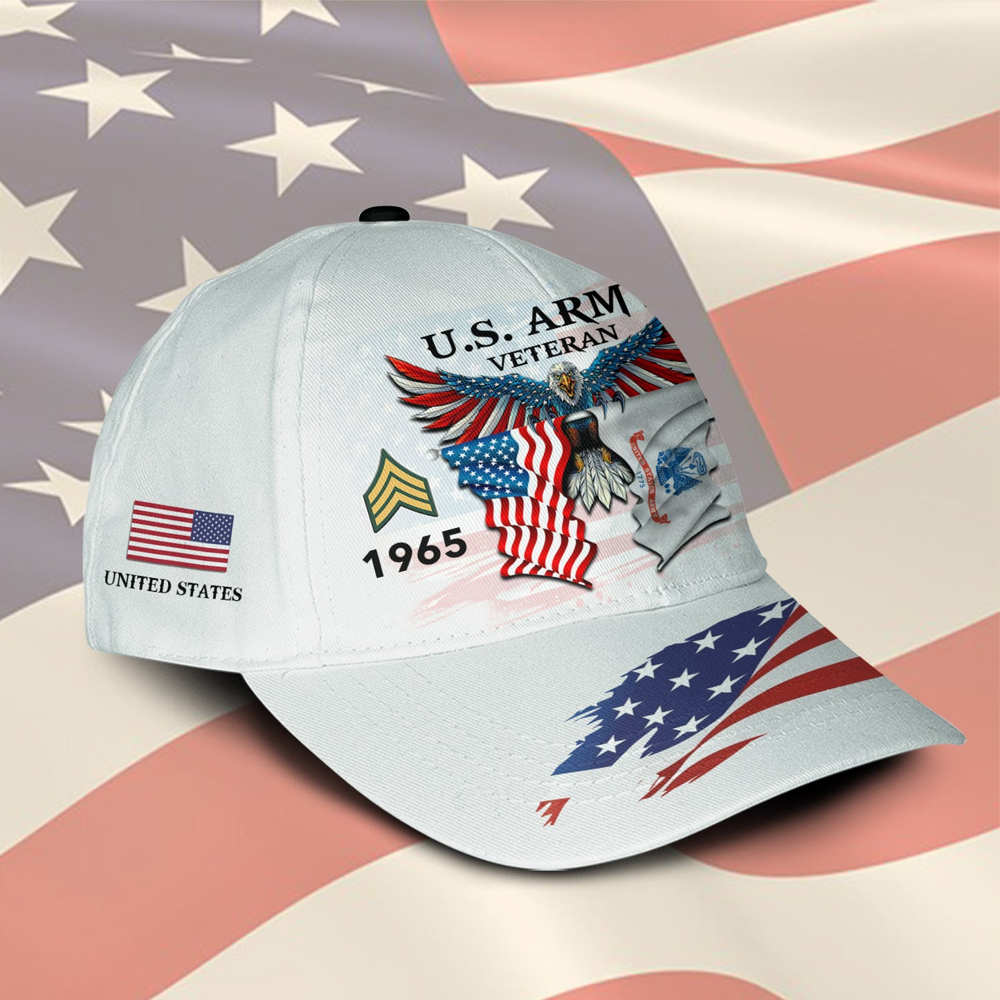 US Army – Classic Cap – Two Flags