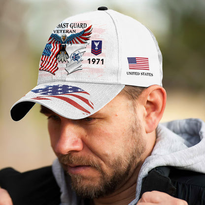 US Coast Guard – Classic Cap – Two Flags