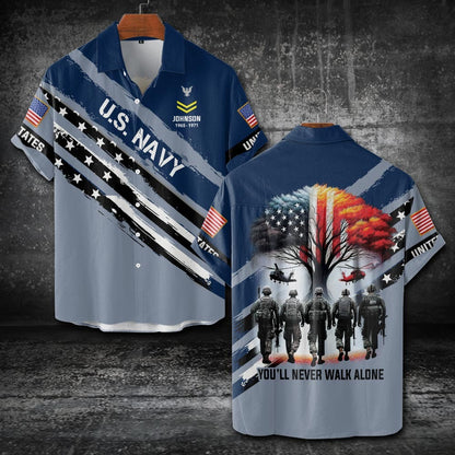 U.S Navy – T-shirt – YOU'LL NEVER WALK ALONE