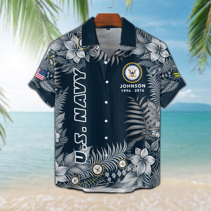 US Navy – Hawaiian Shirt –  Tropical Service Pride