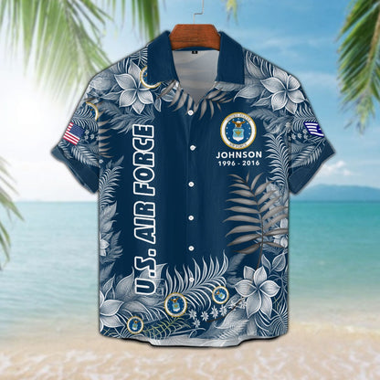 US Air Force – Hawaiian Shirt – Tropical Service Pride