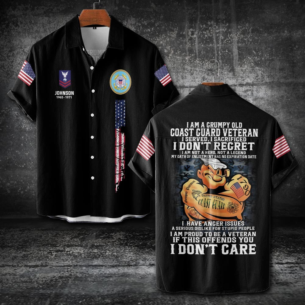 U.S Coast Guard – T-shirt – PROUD TO BE A VETERAN