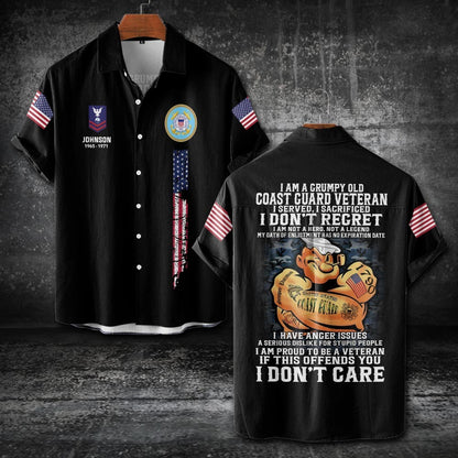 U.S Coast Guard – T-shirt – PROUD TO BE A VETERAN