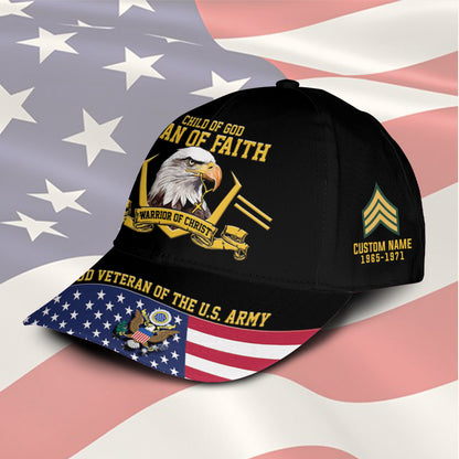 US Army – Classic Cap – Child Of God - Man Of Faith