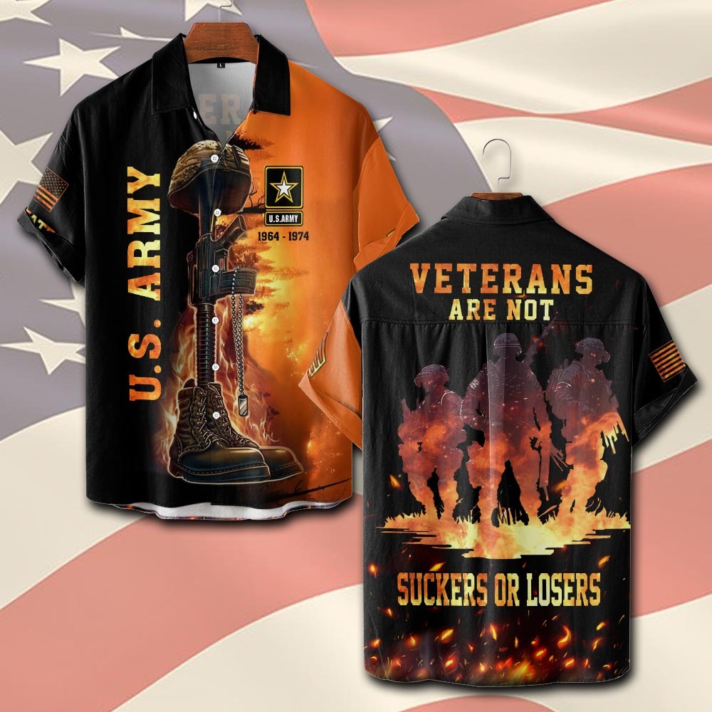 U.S Army – T-shirt – VETERANS ARE NOT SUCKERS OR LOSERS