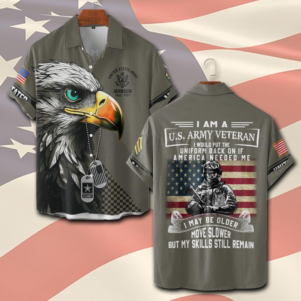 U.S Army – T-shirt –  I WOULD PUT THE UNIFORM BACK ON IF AMERICA NEEDED ME