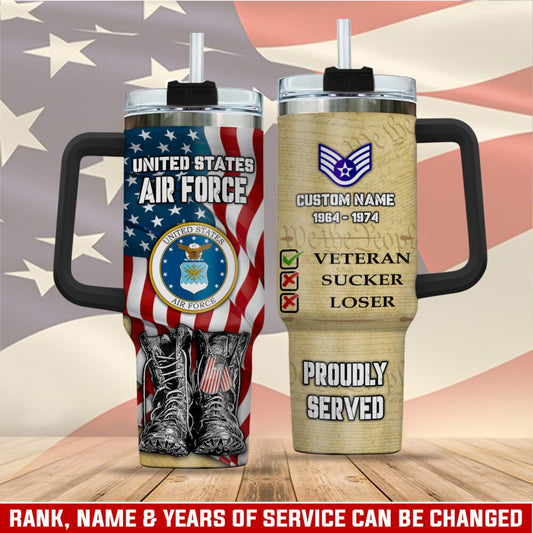 US Air Force – Tumbler 40oz - Patriotic Combat Boots