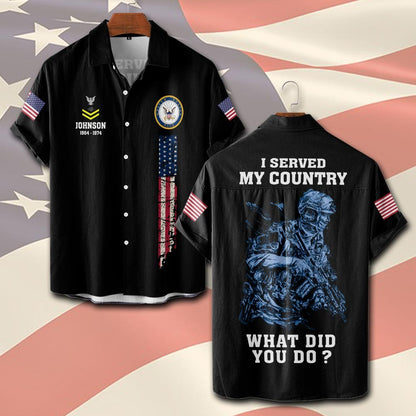 U.S Navy – T-shirt – WHAT DID YOU DO ?