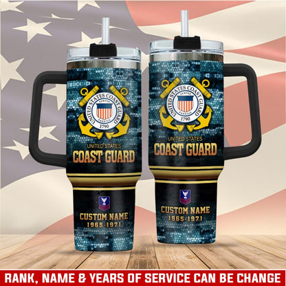 US Coast Guard – Tumbler 40oz - Mosaic Eagle Emblem