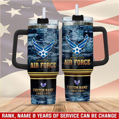 US Air Force – Tumbler 40oz - Mosaic Eagle Emblem