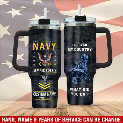 US Navy – Tumbler 40oz - This We’ll Defend