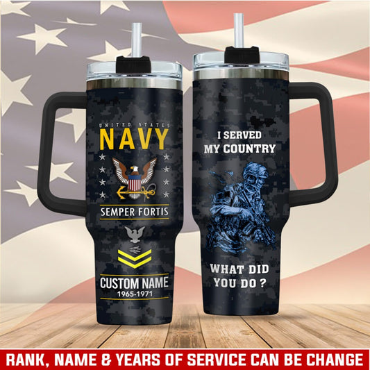 US Navy – Tumbler 40oz - This We’ll Defend