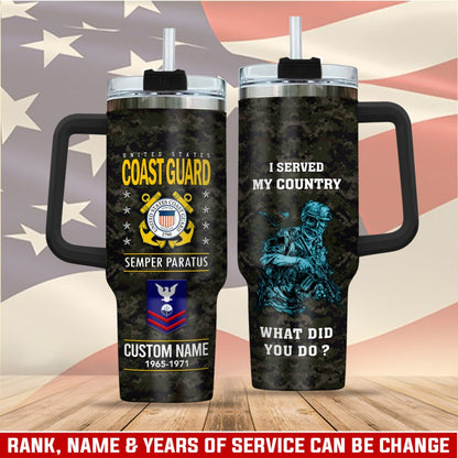 US Coast Guard – Tumbler 40oz - This We’ll Defend