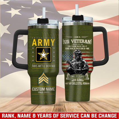 US Army – Tumbler 40oz - Thank a Veteran