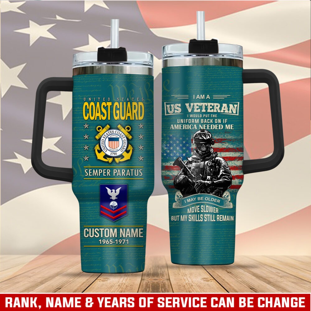 US Coast Guard – Tumbler 40oz - Thank a Veteran