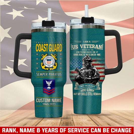 US Coast Guard – Tumbler 40oz - Thank a Veteran