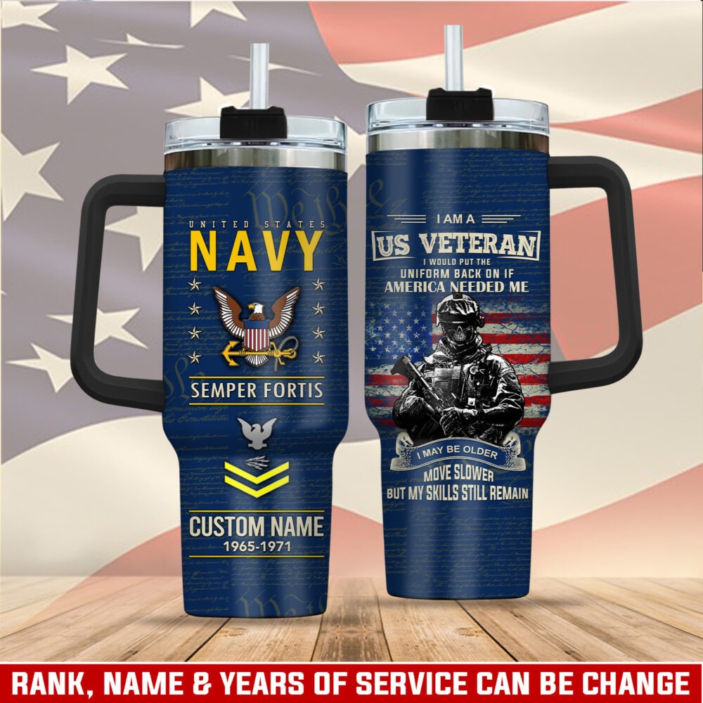 US Navy – Tumbler 40oz - Thank a Veteran