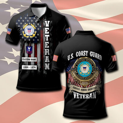 U.S Coast Guard – T-shirt – SACRIFICE HONOR SERVICE