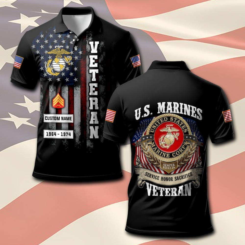 U.S Marine Corps – T-shirt – SACRIFICE HONOR SERVICE