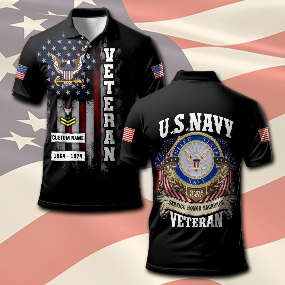 U.S Navy – T-shirt – SACRIFICE HONOR SERVICE