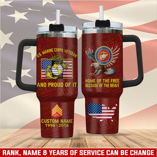 US Marine Corps – Tumbler 40oz - Liberty Crest