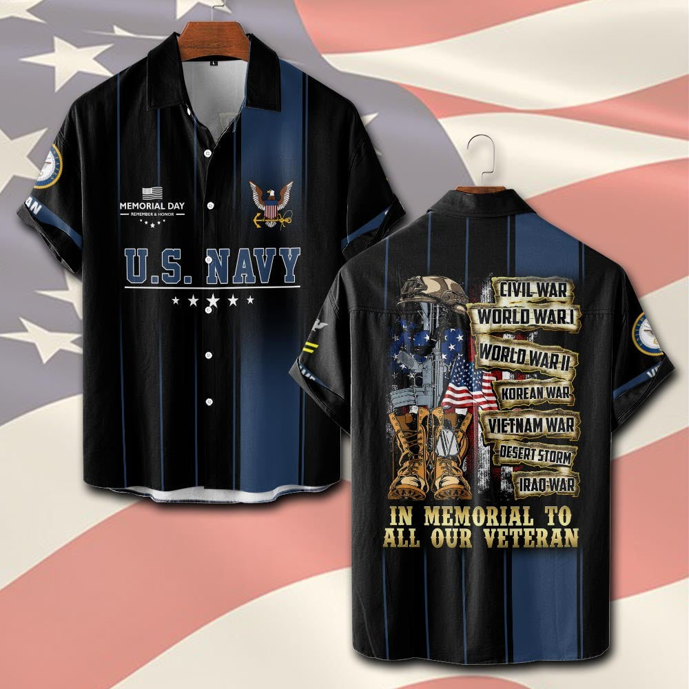 U.S Navy – T-shirt –  Freedom Valor Tribute