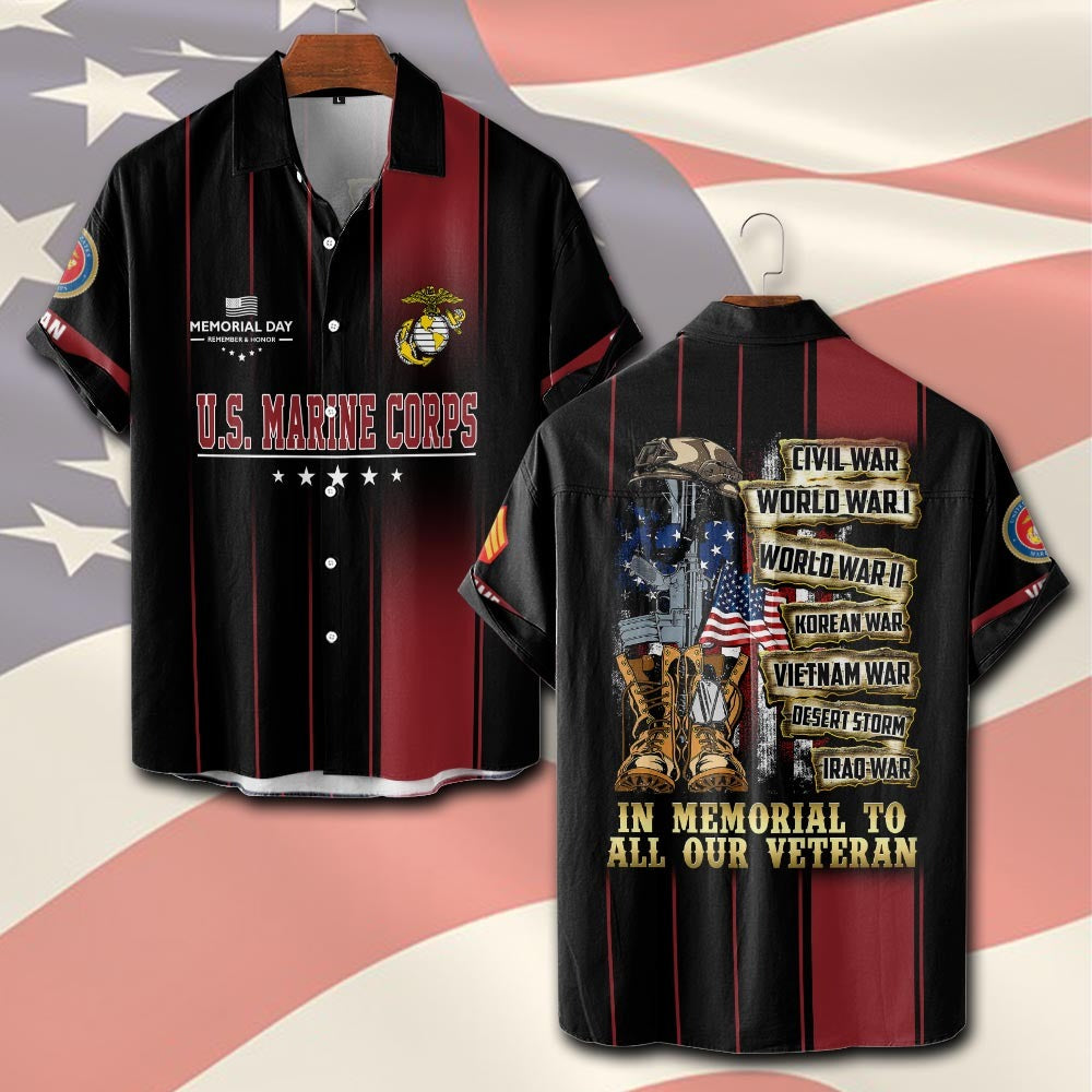 U.S Marine Corps – T-shirt – Freedom Valor Tribute
