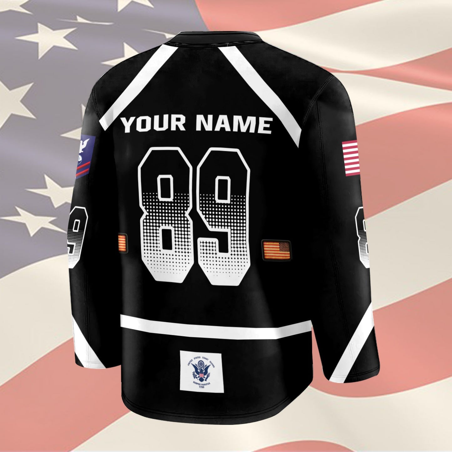 US Coast Guard – Hockey Jersey – Tactical Number Jersey