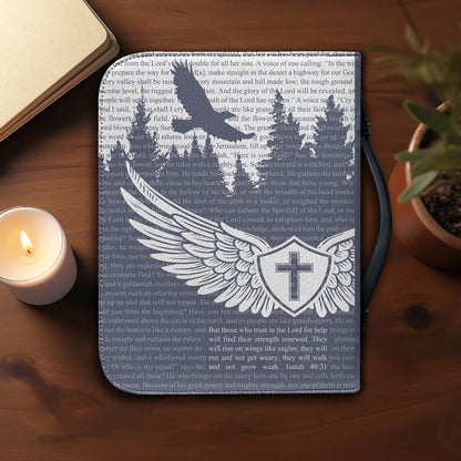 US Marine Corps – Bible Cover –  Guardian Wings Cross