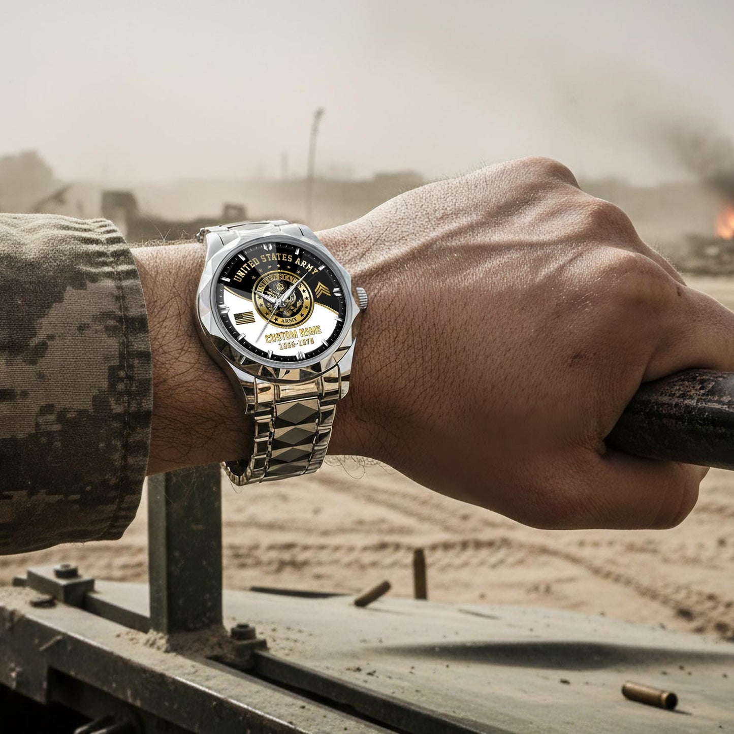US Army – Diamond-Cut Bezel Watch – Imperial Service Watch