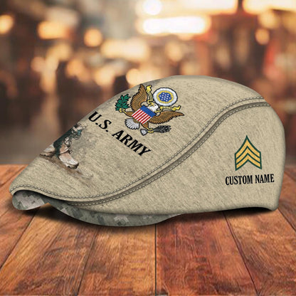 Custom U.S. Army Jeff Cap –  Honor The Fallen Camo Tribute Cap