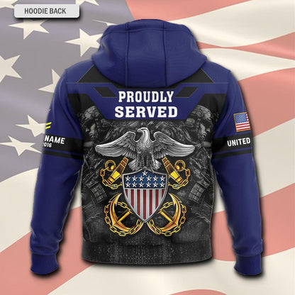 U.S Navy – Hoodie – Pround Served