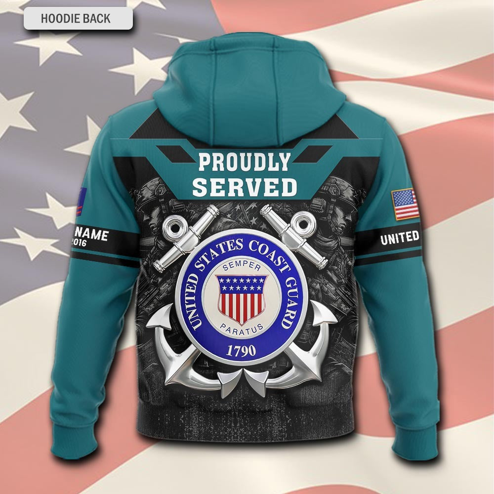 U.S Coast Guard – Hoodie – Pround Served